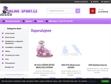 Tablet Screenshot of inline-sport.cz